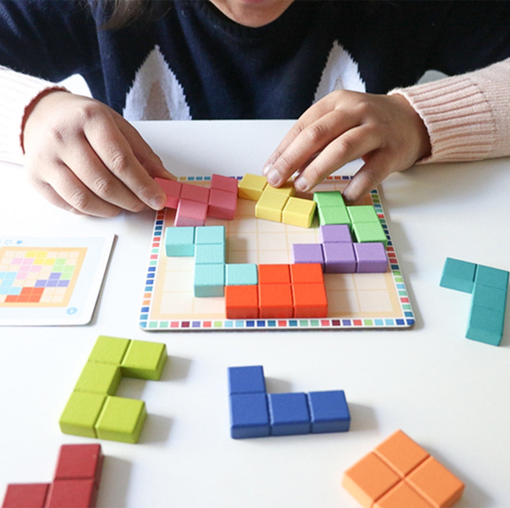 Djeco Polyssimo Sologic Game 30 Challenges Cube Puzzle Logic Geometry 7+ Years