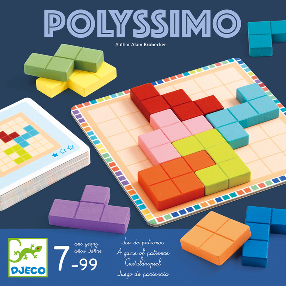 Djeco Polyssimo Sologic Game 30 Challenges Cube Puzzle Logic Geometry 7+ Years
