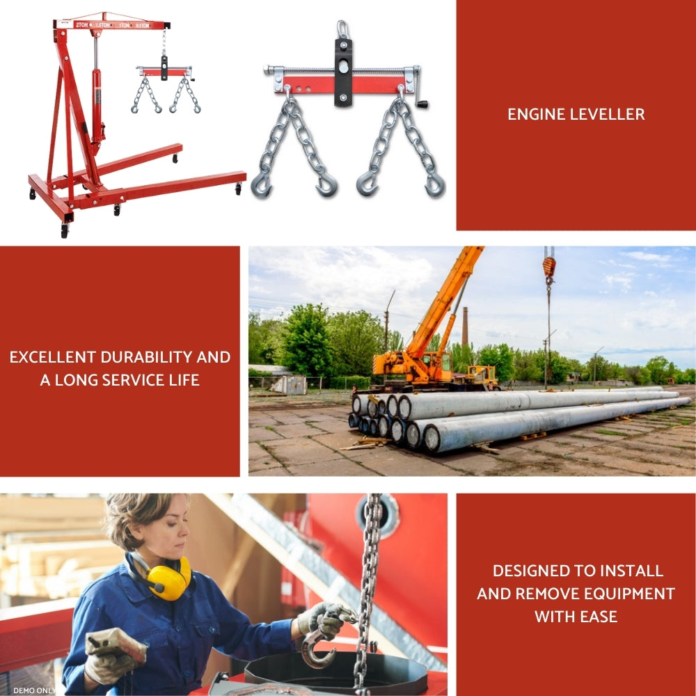 Engine Leveller with Handle 900 kg for Shop Crane