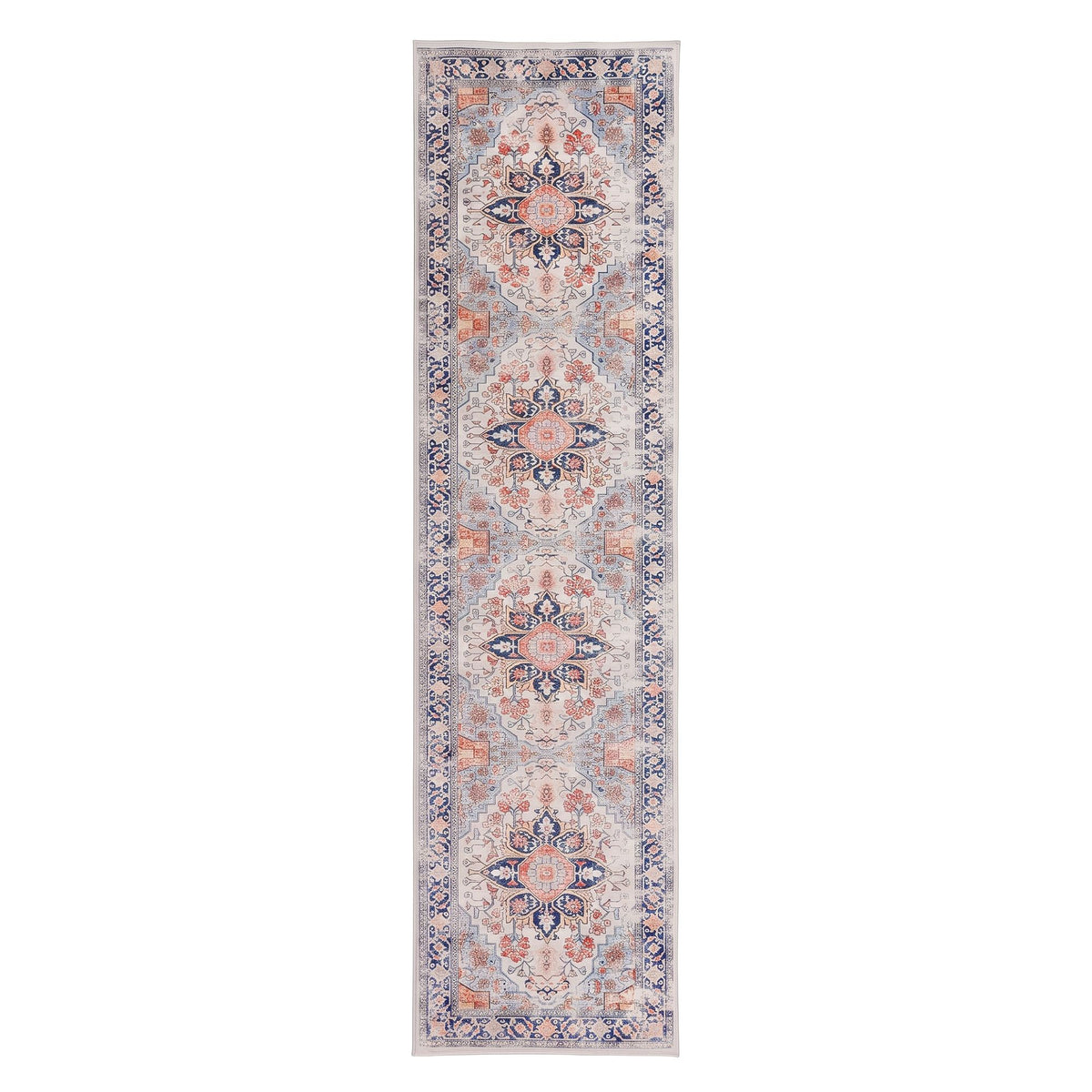 Artiss 60x300cm Runner Rug Living Room Water-Repellent Non-Shedding Blue