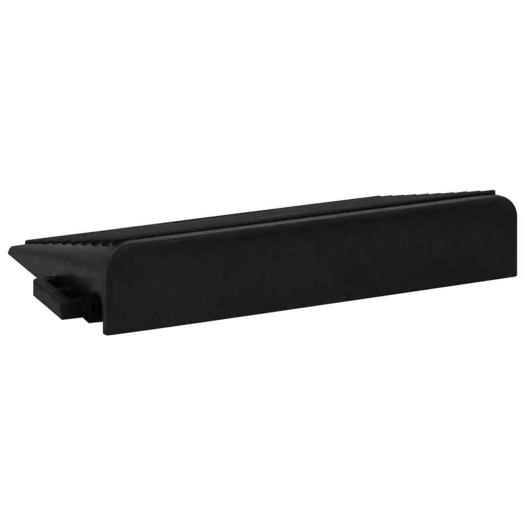 Kerb Ramps 2 pcs Rubber Non-Slip Heavy Duty 50x30x11cm Driveway Black