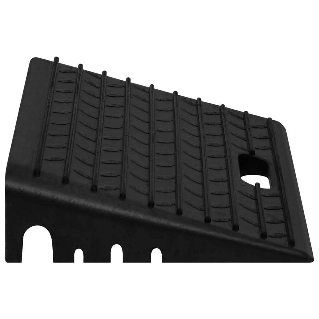 Kerb Ramps 2 pcs Rubber Non-Slip Heavy Duty 50x30x11cm Driveway Black