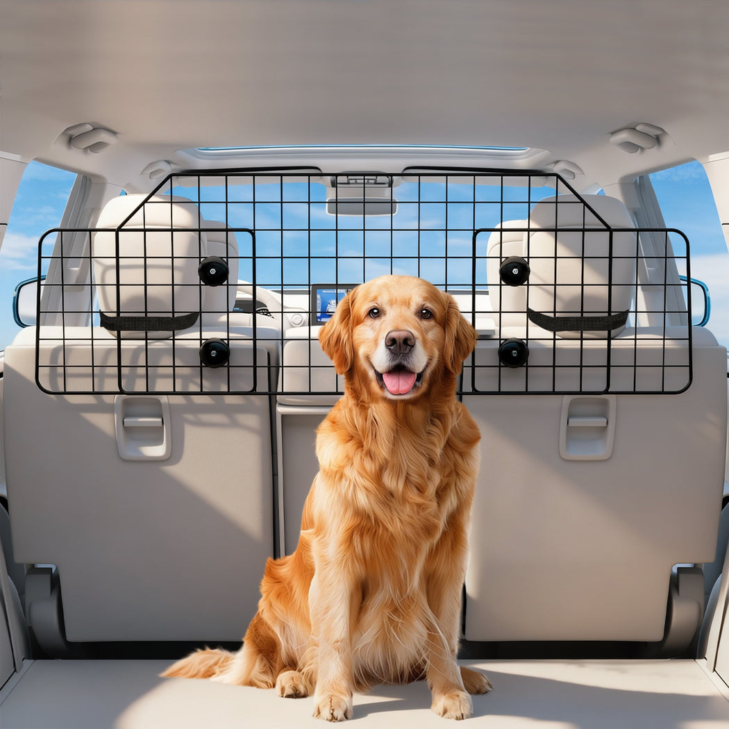 Pawz Pet Car Barrier Dog Gate Safety Guard Dividers Adjustable for SUV Vehicles-2050056784995028998