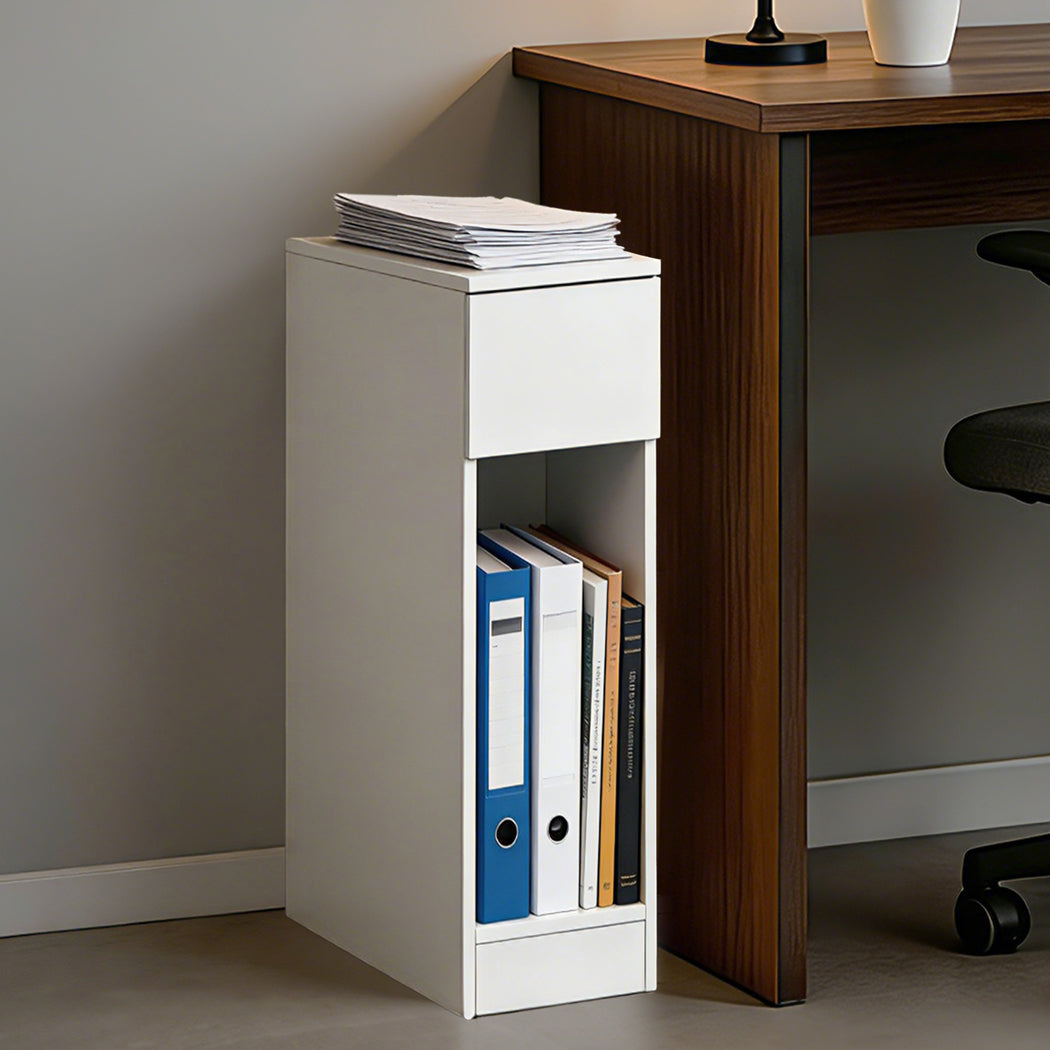 Levede Slim Bedside Table Nightstand Side Table Storage Bedroom Narrow Cabinet-2050056781610225670