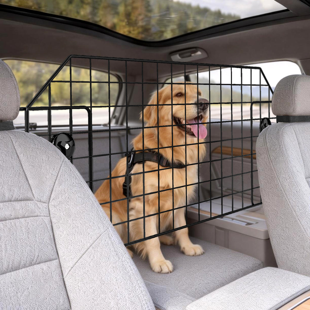 Pawz Pet Car Barrier Dog Gate Safety Guard Dividers Adjustable for SUV Vehicles-2050056784995028999