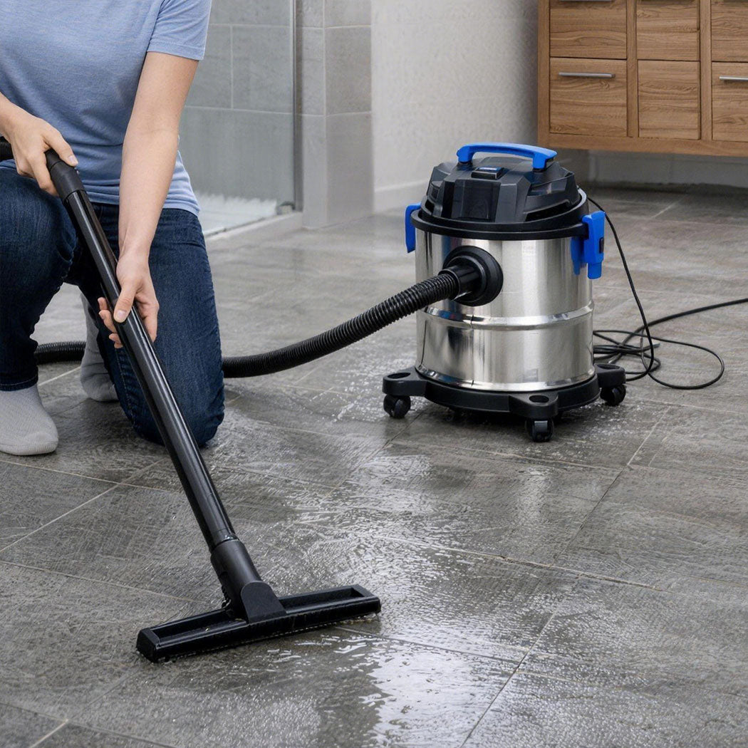 Spector 20L Wet Dry Vacuum Cleaner Blower Floor Carpet HEPA Filter Garage 1200W-2065254309456646151