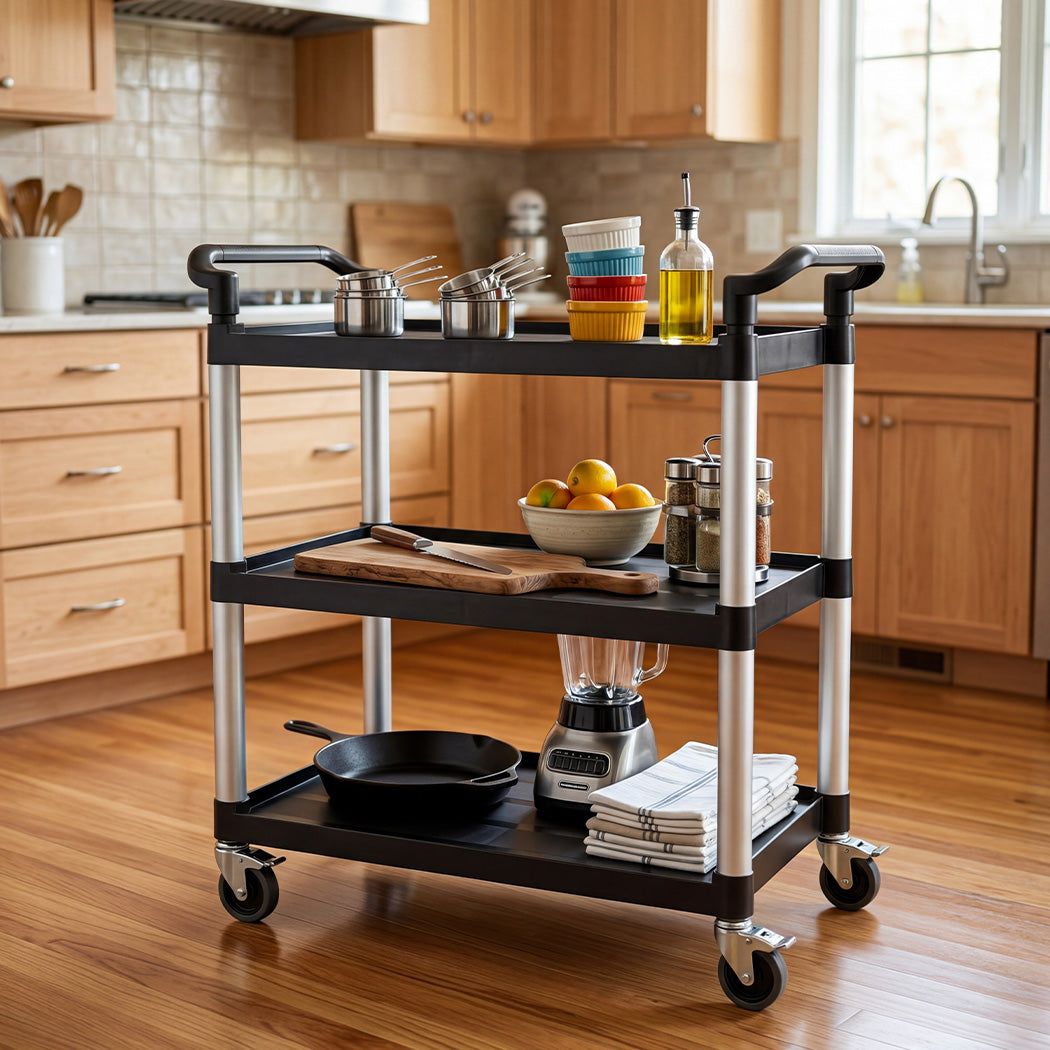 Monvelo Tool Trolley Cart Rolling Utility Storage Organiser Garage Workshop-2050056775838863367