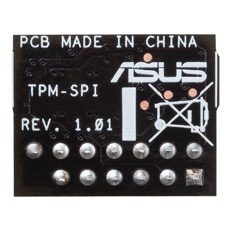 ASUS TPM-SPI Trusted Platform Module, Serial Peripheral Interface, Hardware-based Security, Supports TPM 2.0 for Windows 11