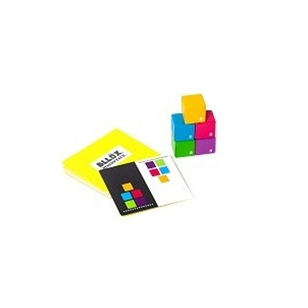 Mobi Bllox Wooden Stacking Blocks Game Family Card Matching Race for 2-4 Players