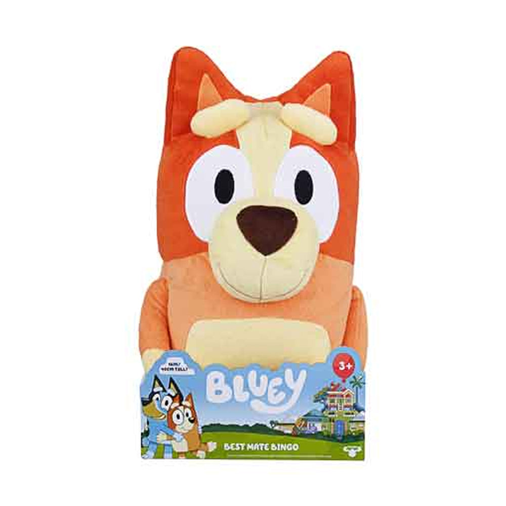 Bluey S2 Jumbo Plush Bingo Little Sister Best Mate Soft Toy Heeler Dog Red