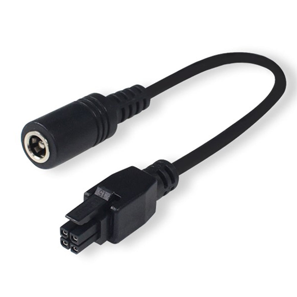 Teltonika 4-Pin to Barrel Socket Adapter 5.5 x 2.1mm Barrel Socket Input 4-Pin 3mm Pitch Output 24 AWG 100mm Cable