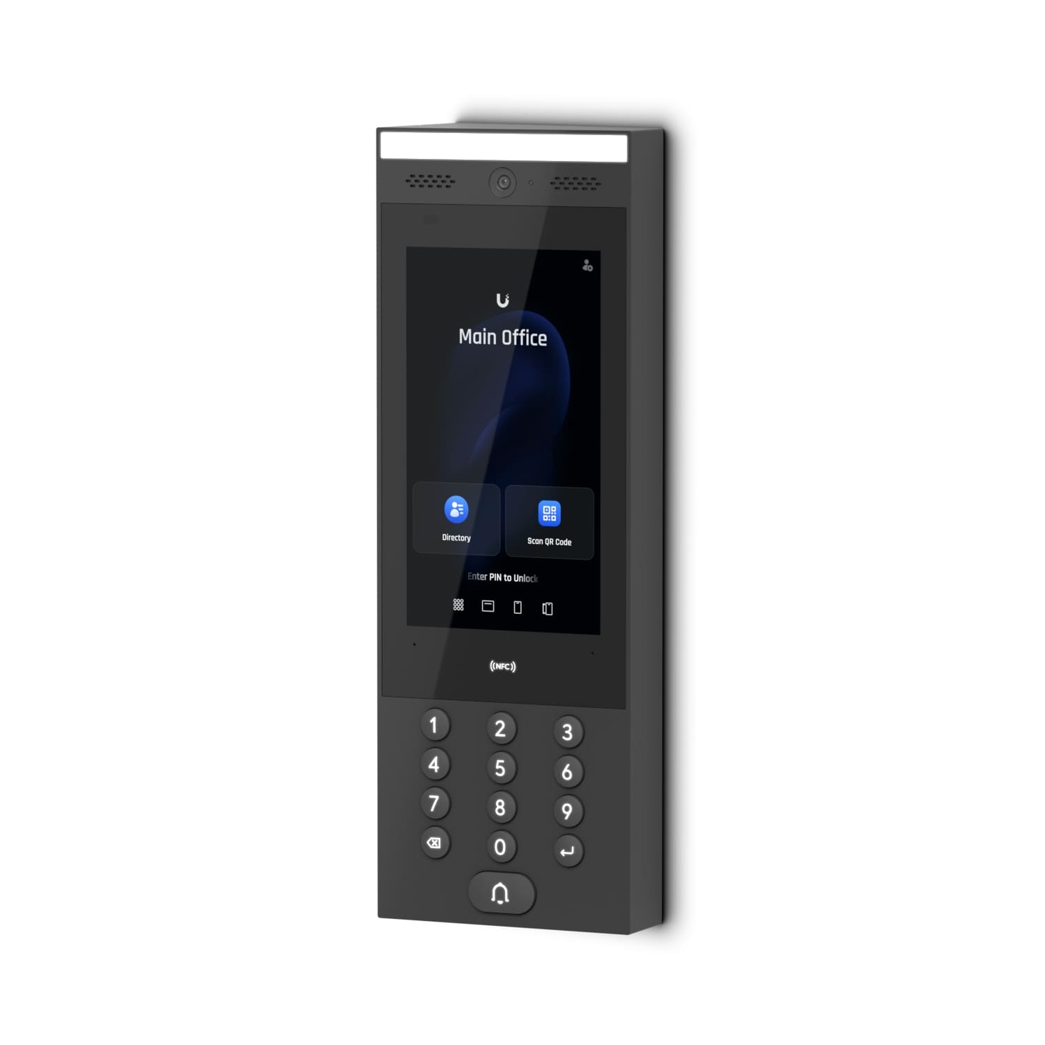 Ubiquiti Intercom Wedge Mount with Enhanced Camera Viewing Angle for Gooseneck and Wall Mounting