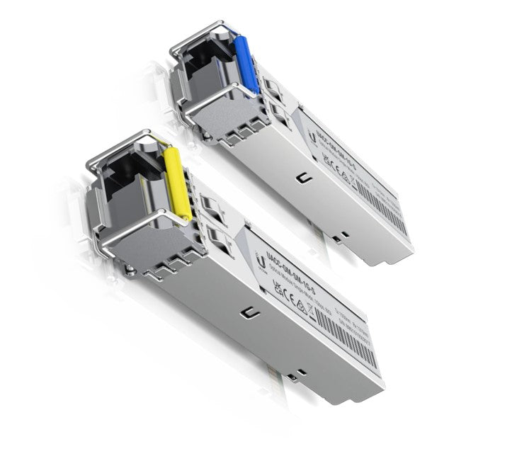 Ubiquiti 1 Gbps Bidirectional Single Mode Optical Module 2 Pack Supporting Connections Up to 3 km