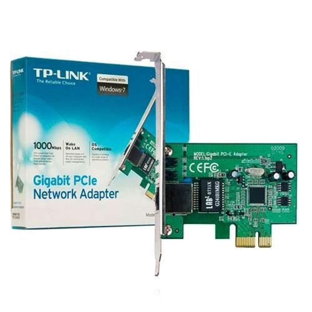 TP-Link TG-3468 32-bit Gigabit PCI Express Network Adapter Realtek RTL8168E 10/100/1000Mbps Auto MDI/MDIX