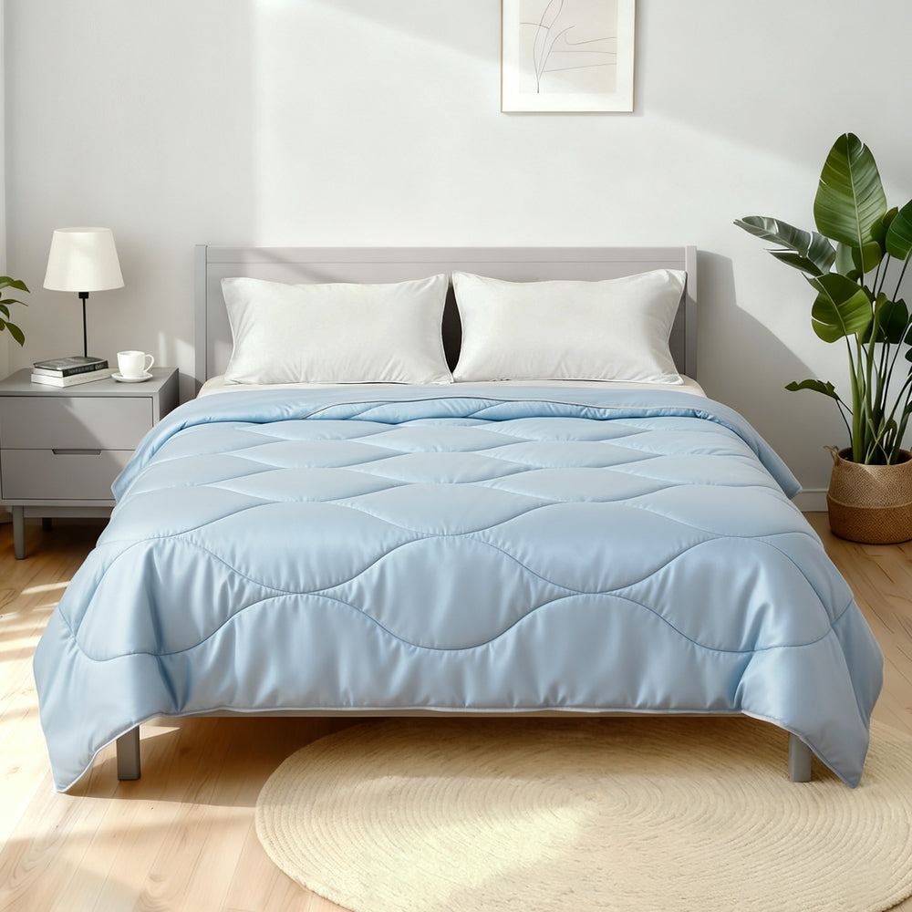 Giselle Tencel Quilt 200GSM Summer Quilts Comforter Doona Light Weight Soft Throw Blanket King