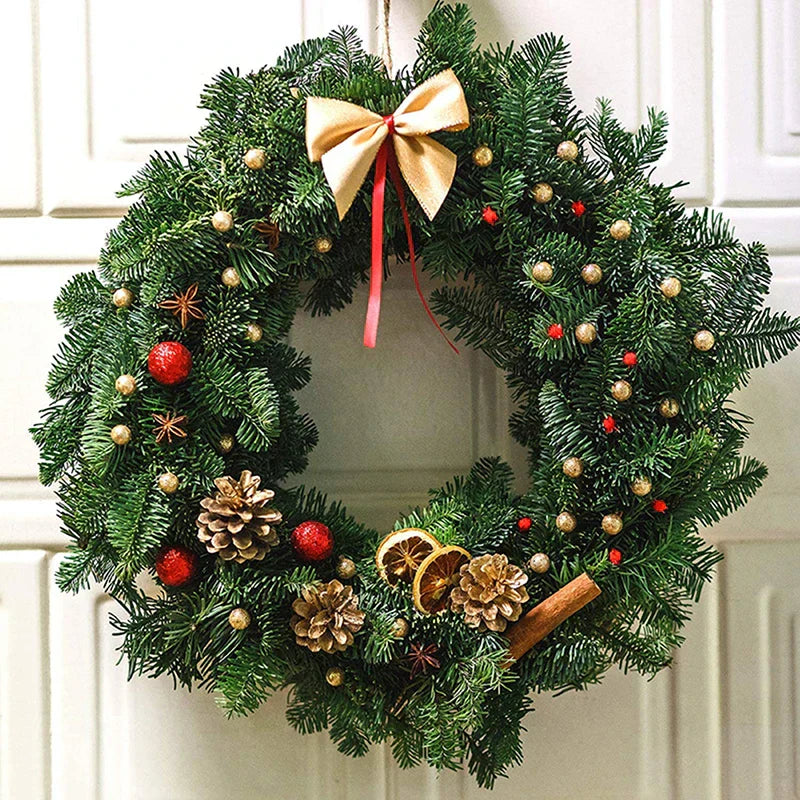 Metal Wreath Round Iron Ring 40cm Christmas Wedding Craft Frame DIY Decor
