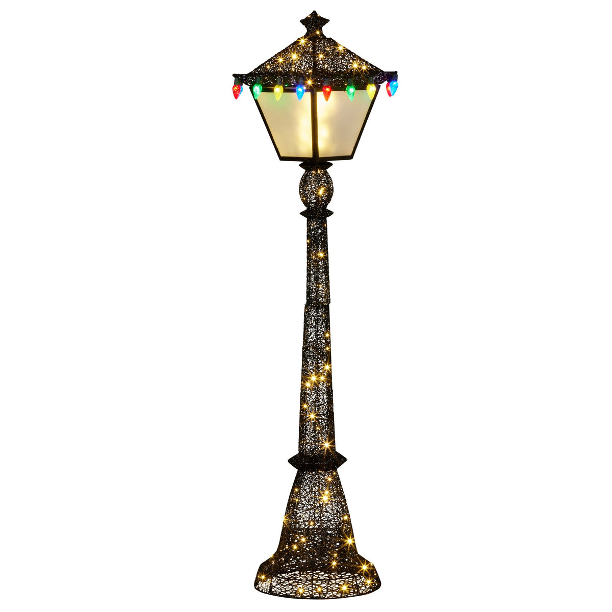 Christmas Lamp Post Display 183cm 140 Warm White LED C9 Lights Indoor Outdoor