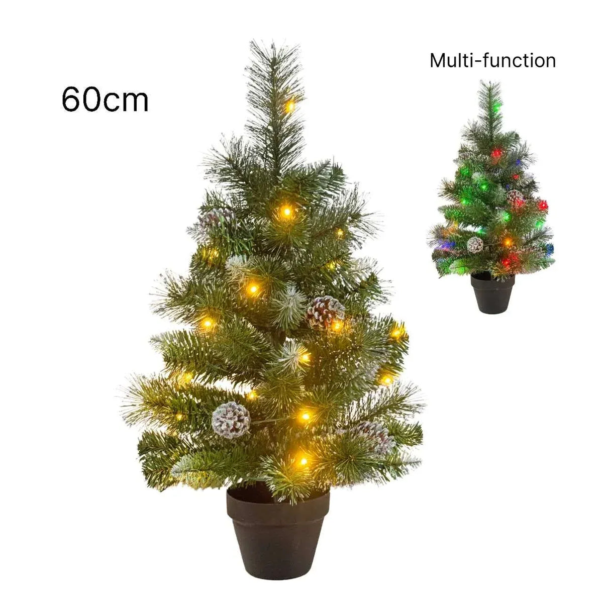 Frost LED Christmas Tree Multi Function 70 LED Pack of 6 60cm