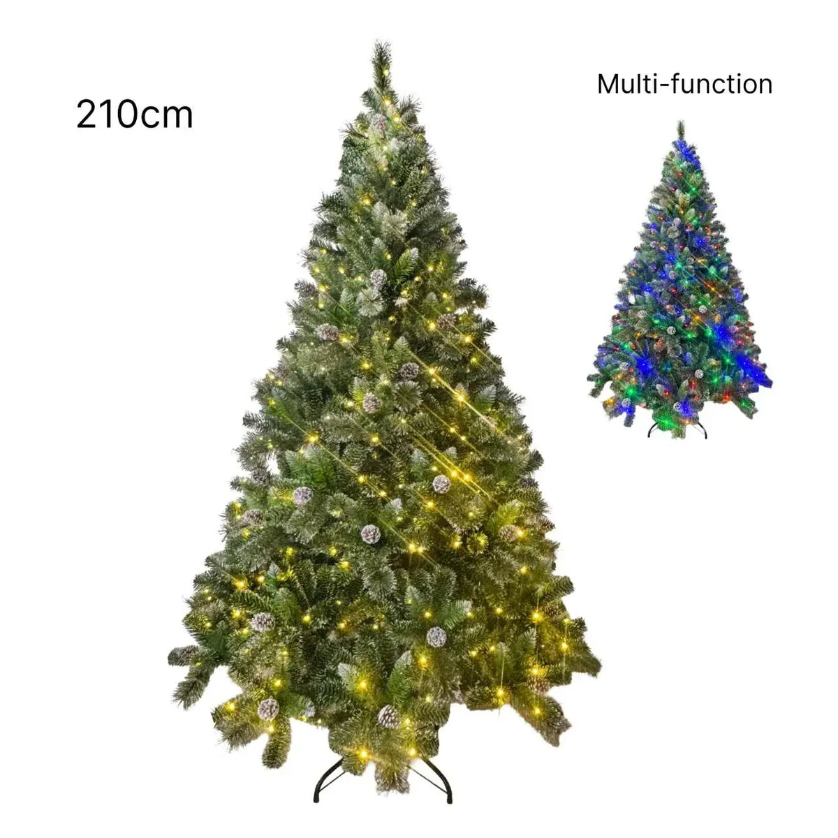 Frost LED Christmas Tree Multi Function 1150 LED 210cm