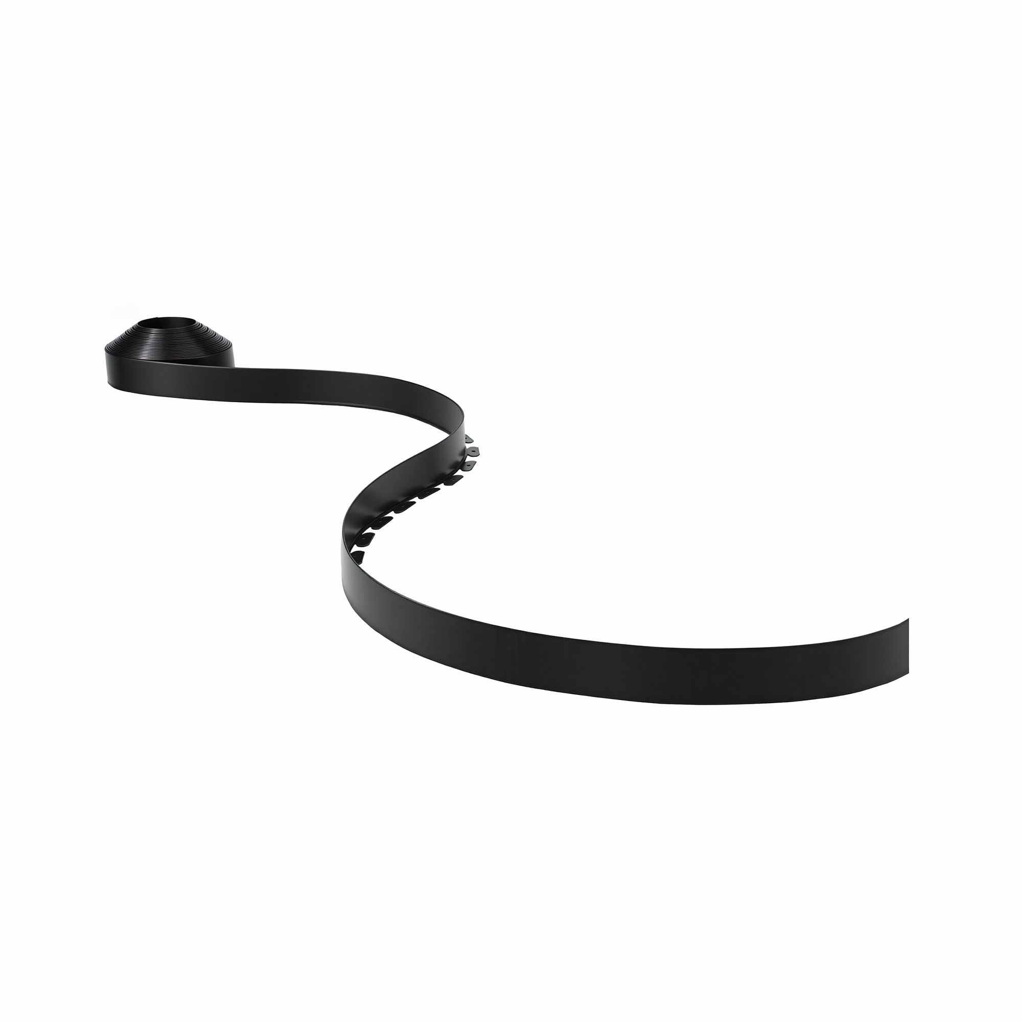 Green Fingers 33ft Garden Edging 30pcs Flexible Plastic Lawn Border Black