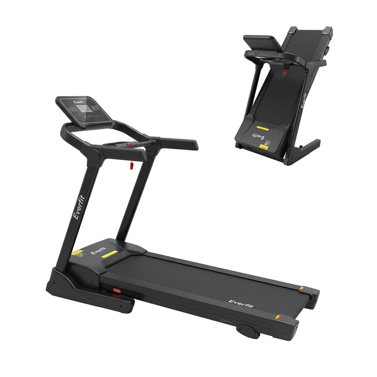 Everfit 3in1 Electric Treadmill with 3-Level Incline for Home Gym Fitness Foldable 460mm Black