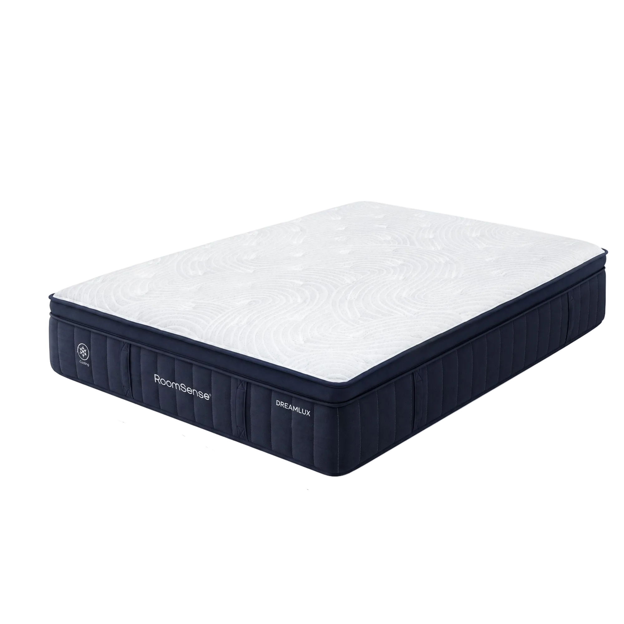 RoomSense Queen Mattress, 34cm Thick Medium Firm Hybrid Mattress for Back Pain Relief