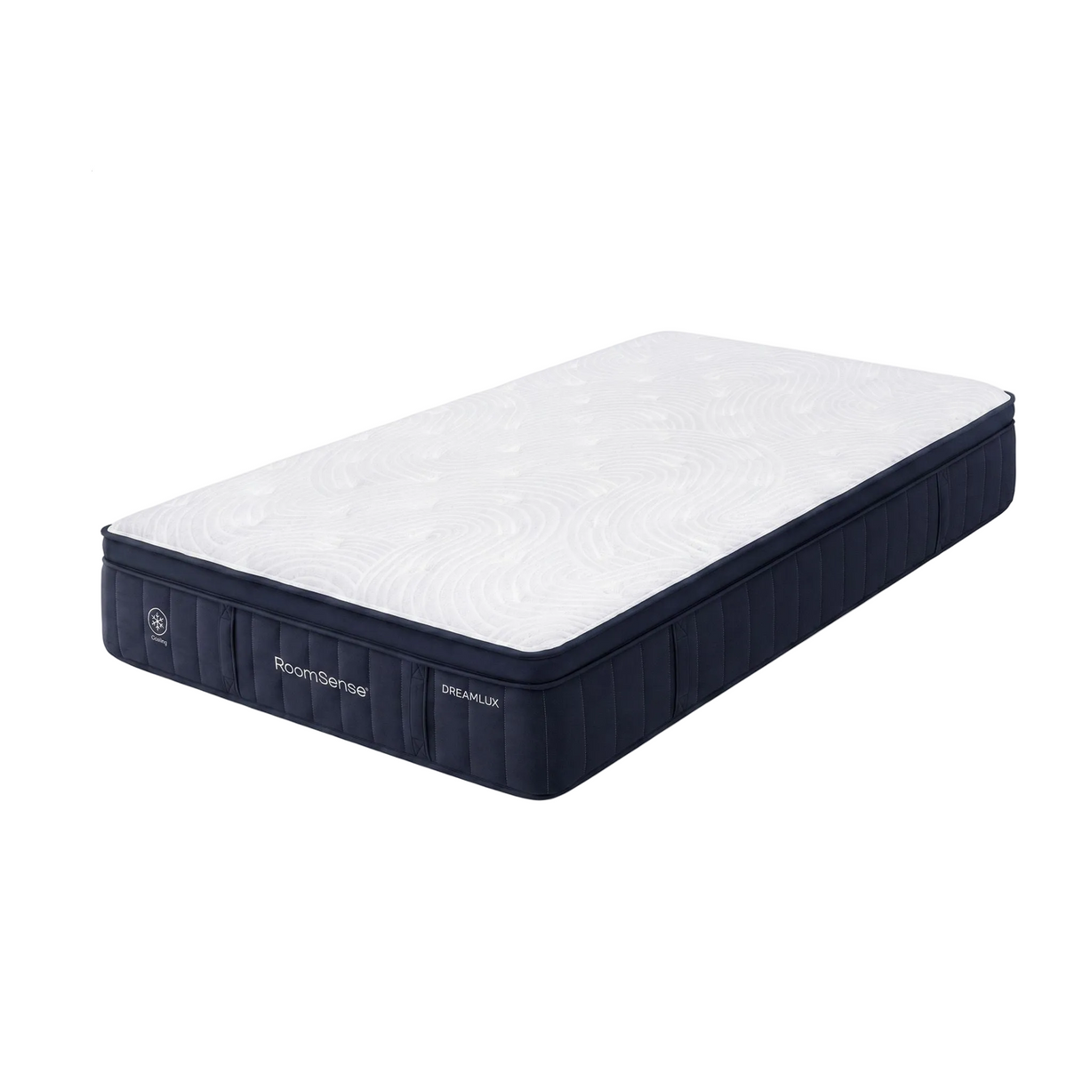 RoomSense Single Mattress, 34cm Thick Medium Firm Hybrid Mattress for Back Pain Relief