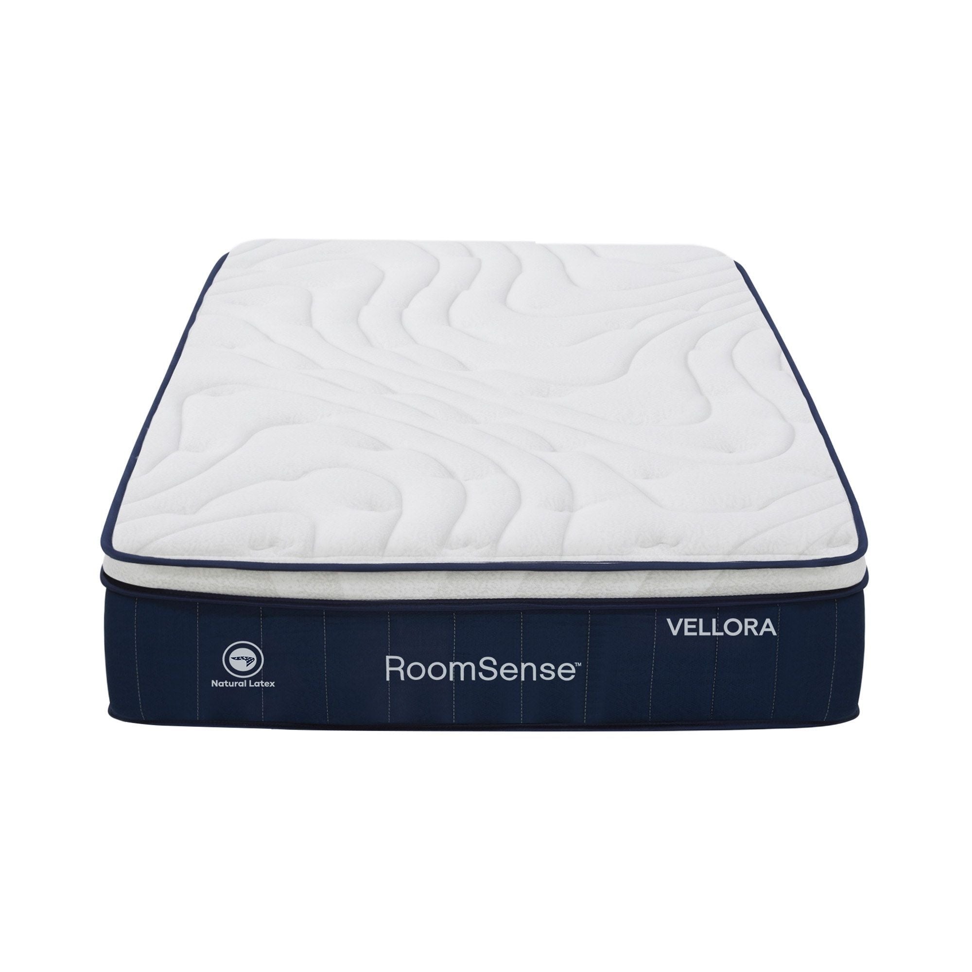 RoomSense Queen Mattress , 30cm Medium Firm Hybrid Mattress with Latex Lumbar Support for Back Pain Relief