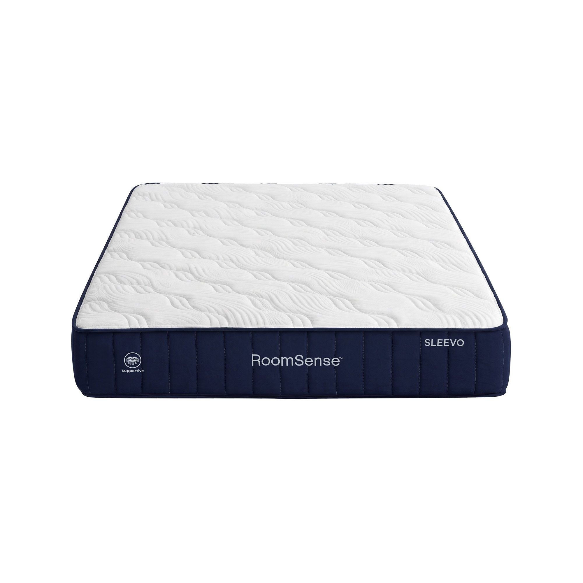 RoomSense Double Mattress, 26cm Orthopedic Firm Mattress for Back Pain Relief, Pocket Spring Hybrid Mattress Double Size