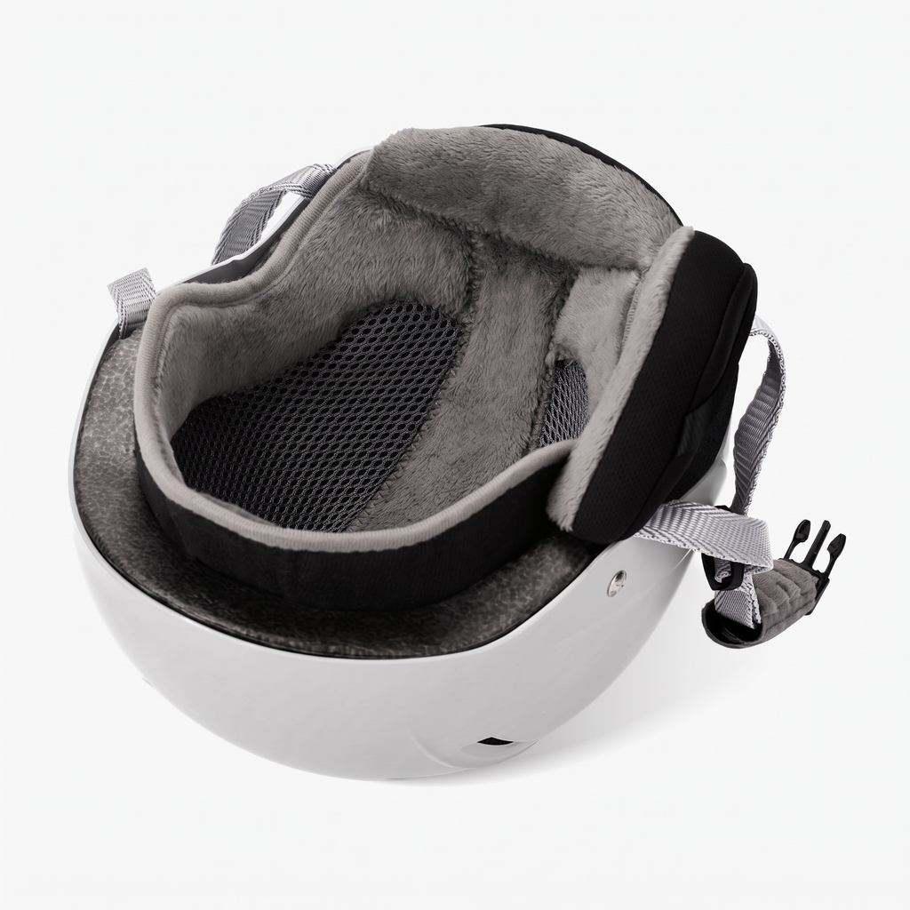 OutdoorMaster Kelvin II Ski Helmet - Snow Sport Helmet Snowboard Helmet White L