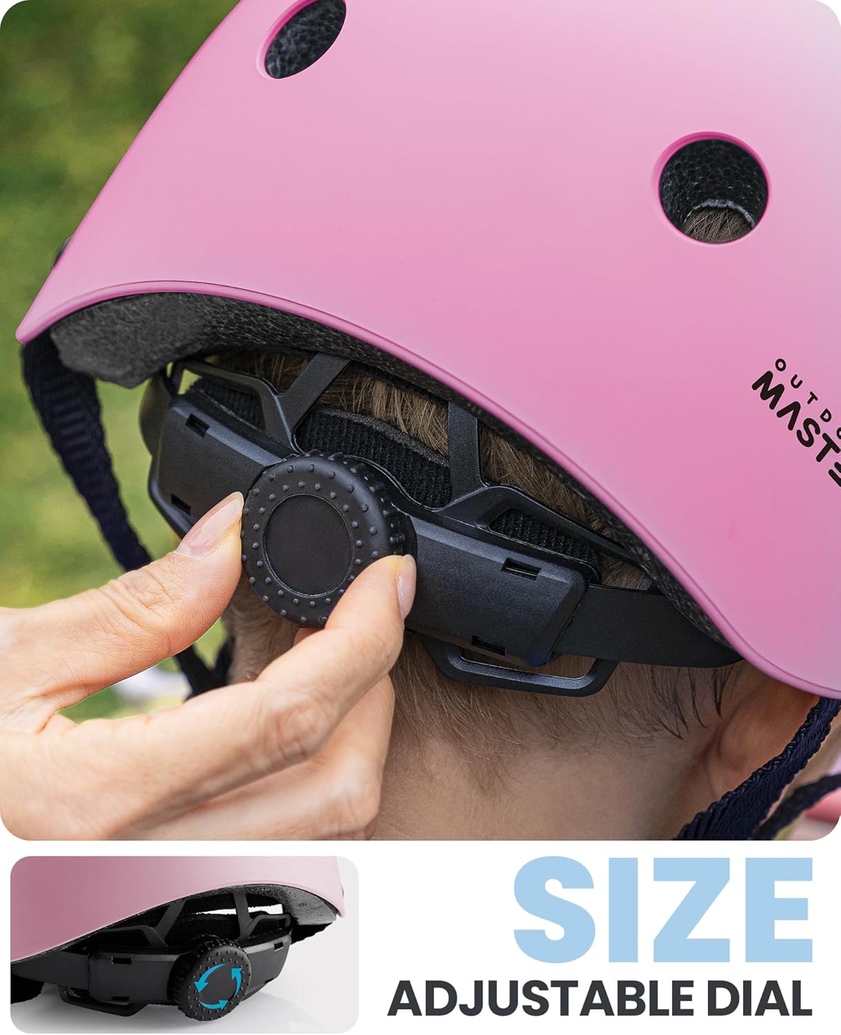 OutdoorMaster Youth & Kids Bike Helmet - Adjustable Multi-Sports Skateboard Helmet with Removable Liners for Balance Bike, Kids Scooter, One Wheel Hoverboard,Graffiti-style helmet -Medium