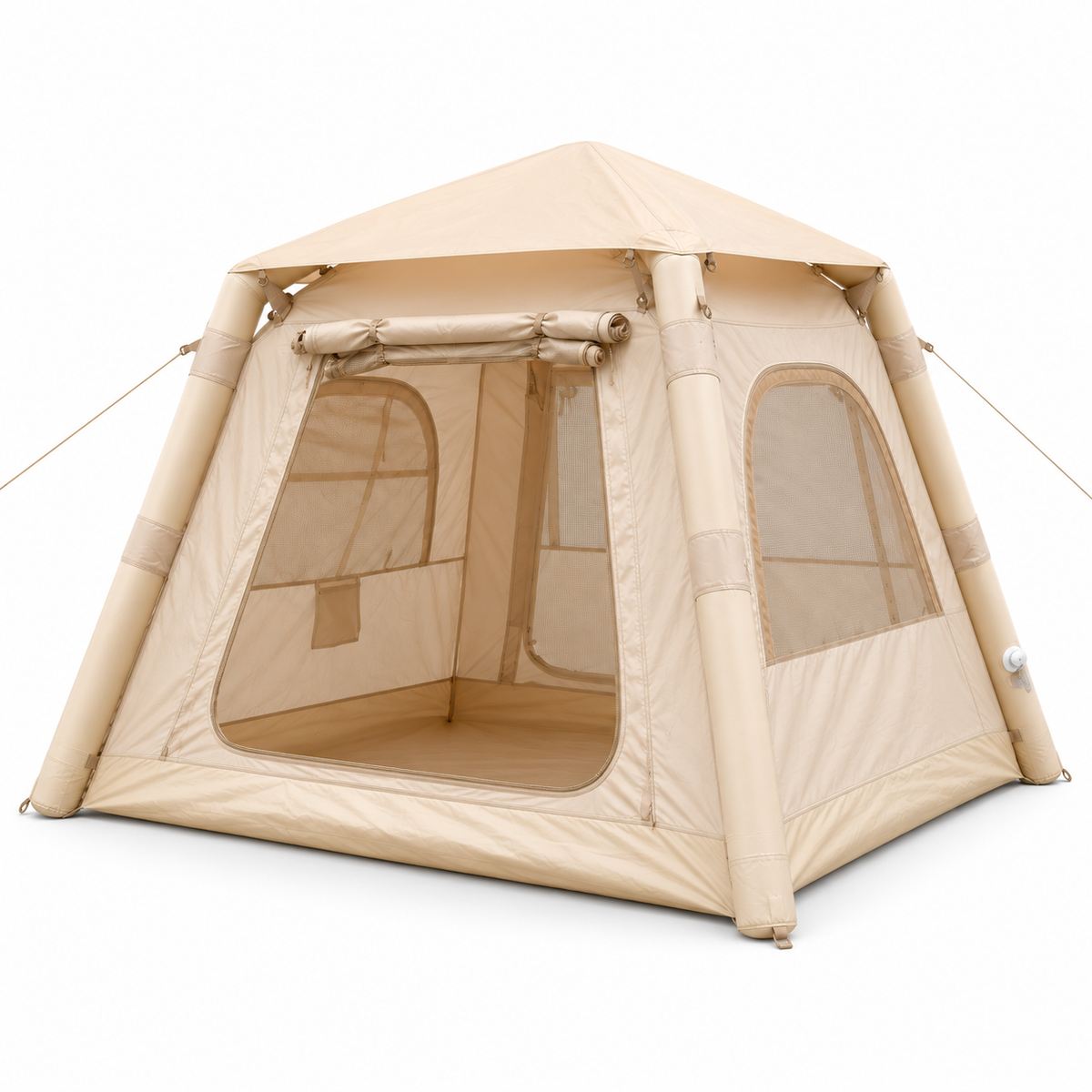 Weisshorn Inflatable Camping Tent Dual Doors Arched Windows 300x400cm
