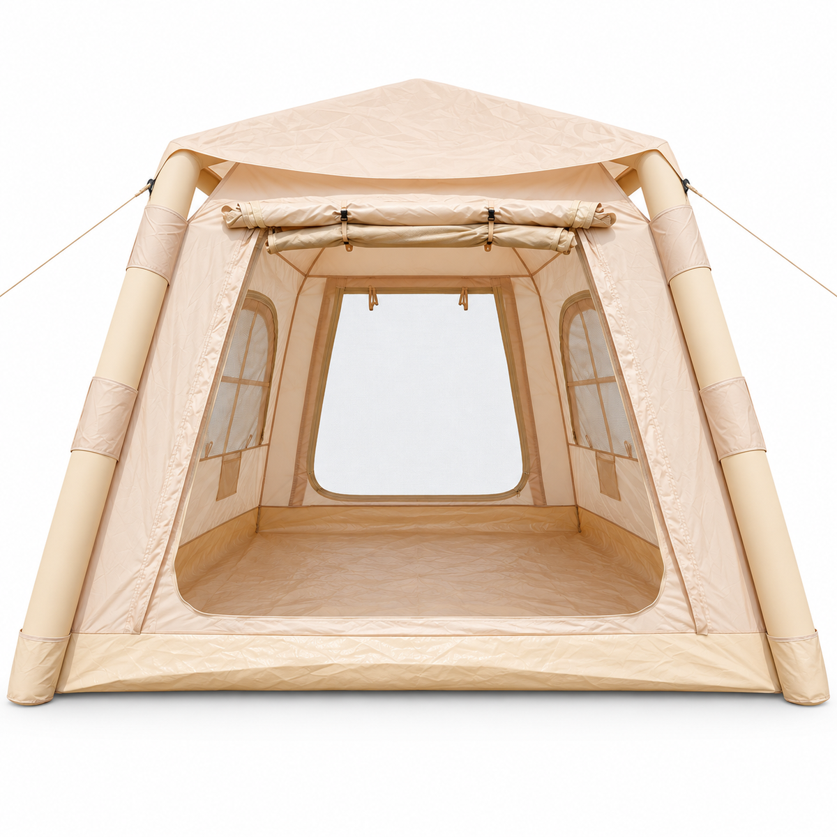 Weisshorn Inflatable Camping Tent Dual Doors Arched Windows 300x400cm