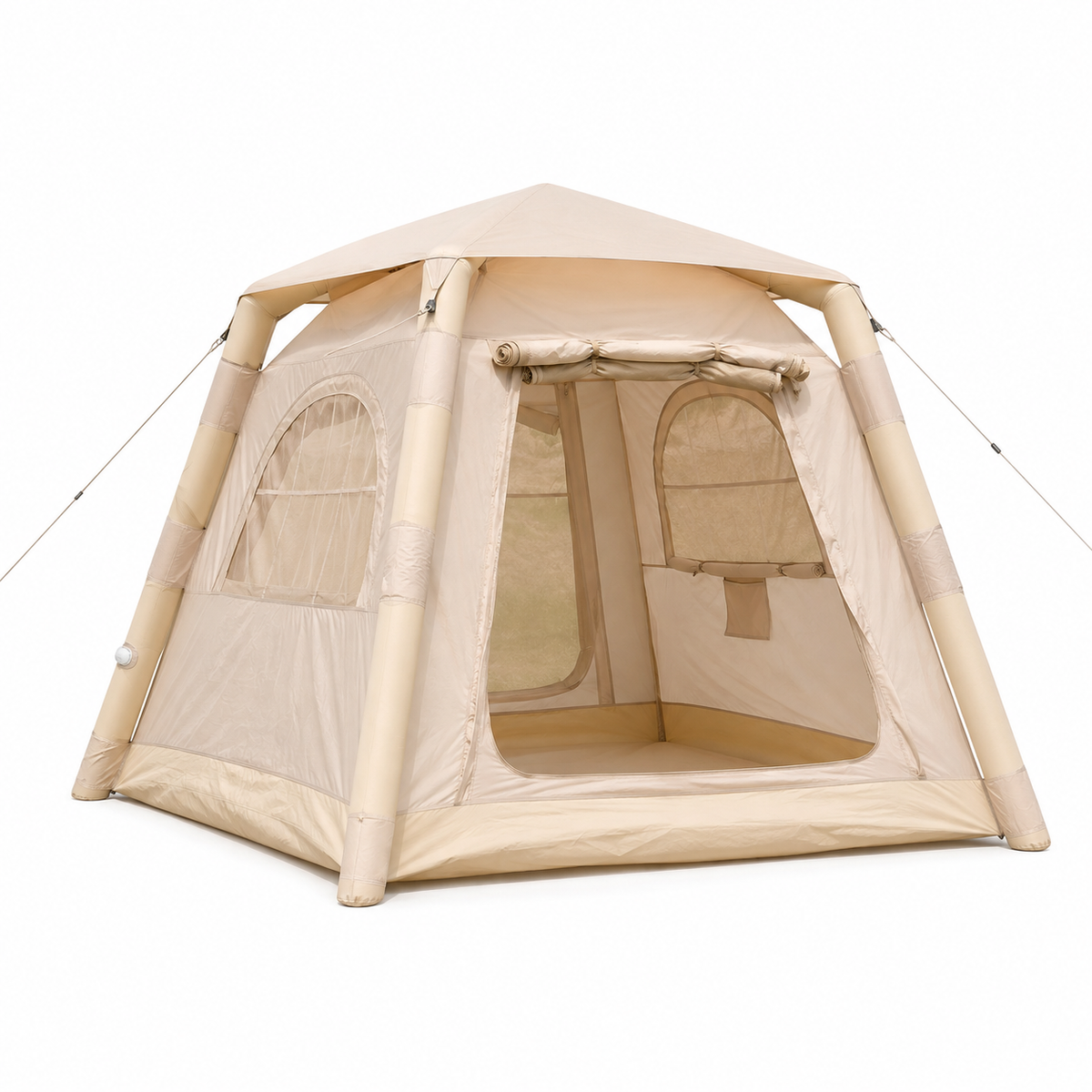 Weisshorn Inflatable Camping Tent Dual Doors Arched Windows 300x400cm