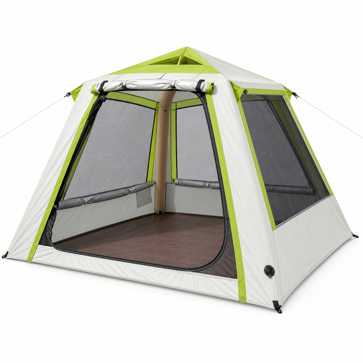 Weisshorn Inflatable Mesh Gazebo Tent Air Frame Extendable Canopy