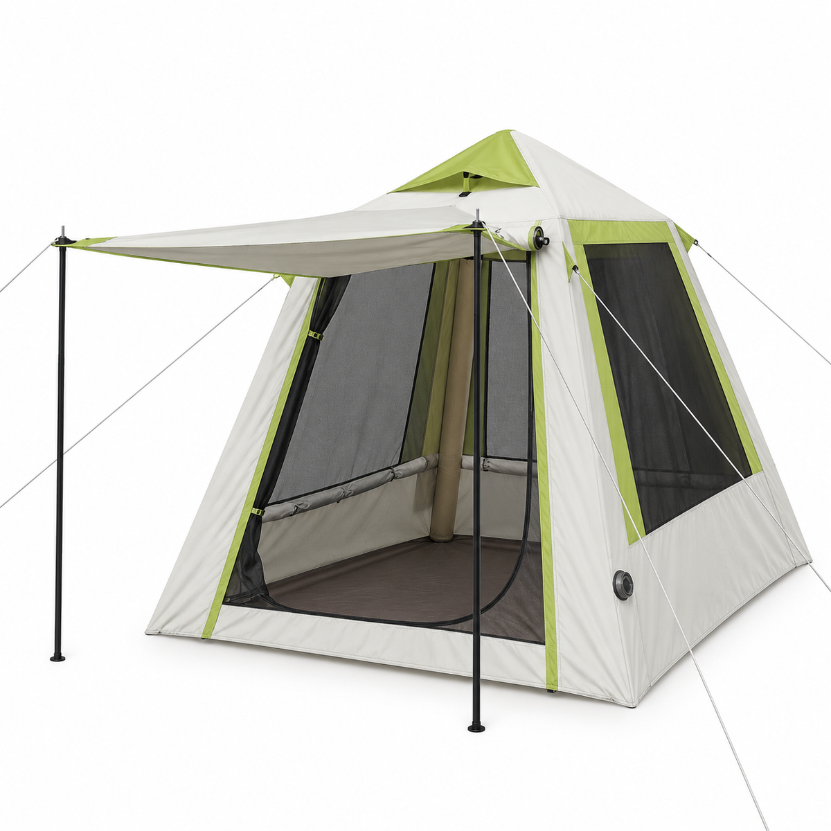 Weisshorn Inflatable Mesh Gazebo Tent Air Frame Extendable Canopy