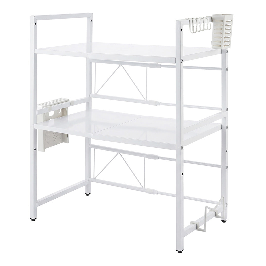 Toque Microwave Shelf 3 Tier Adjustable Oven Storage Rack Stand Holder Kitchen-2061251871296851968