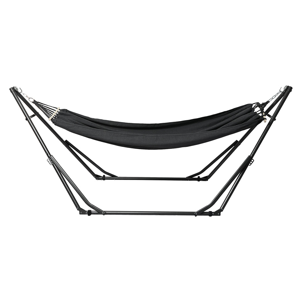 Mountview Foldable Hammock Hanging Chair with Stand Portable 3 Gear Adjustable-2065254296538189824