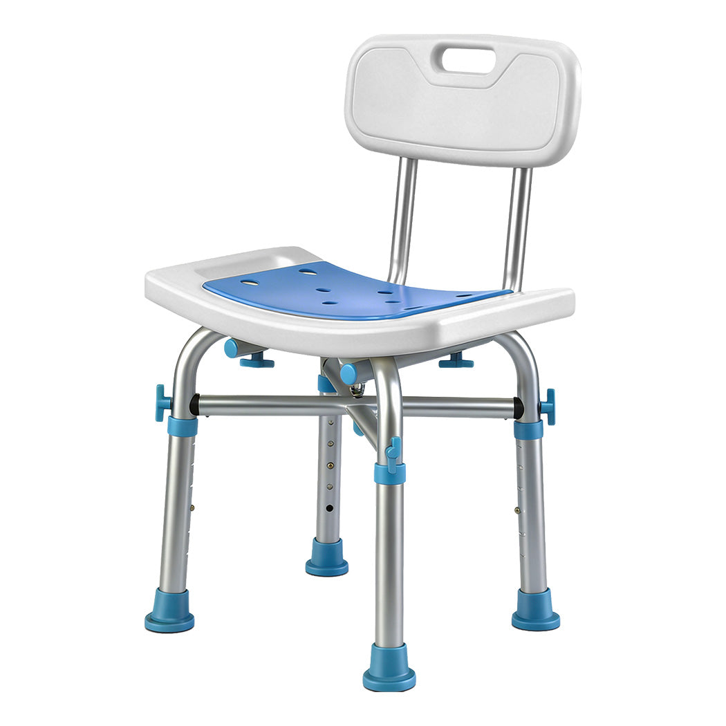 Levede Shower Chair Adjustable Height Safety Seat Bench Bathroom Safety Assist-2065254297863589889