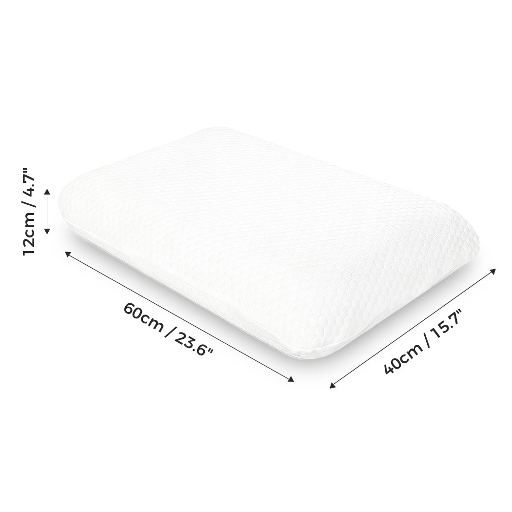 Dreamz Memory Foam Orthopaedic Pillow Neck Pain Side Stomach Back Sleeper 1 Pack-2065254291962204162