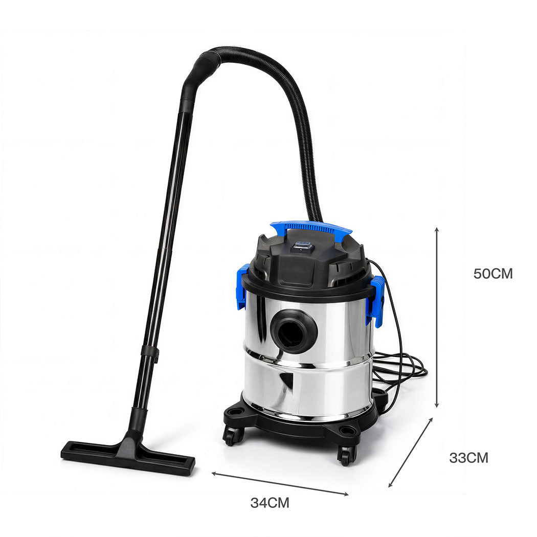 Spector 20L Wet Dry Vacuum Cleaner Blower Floor Carpet HEPA Filter Garage 1200W-2065254309456646146