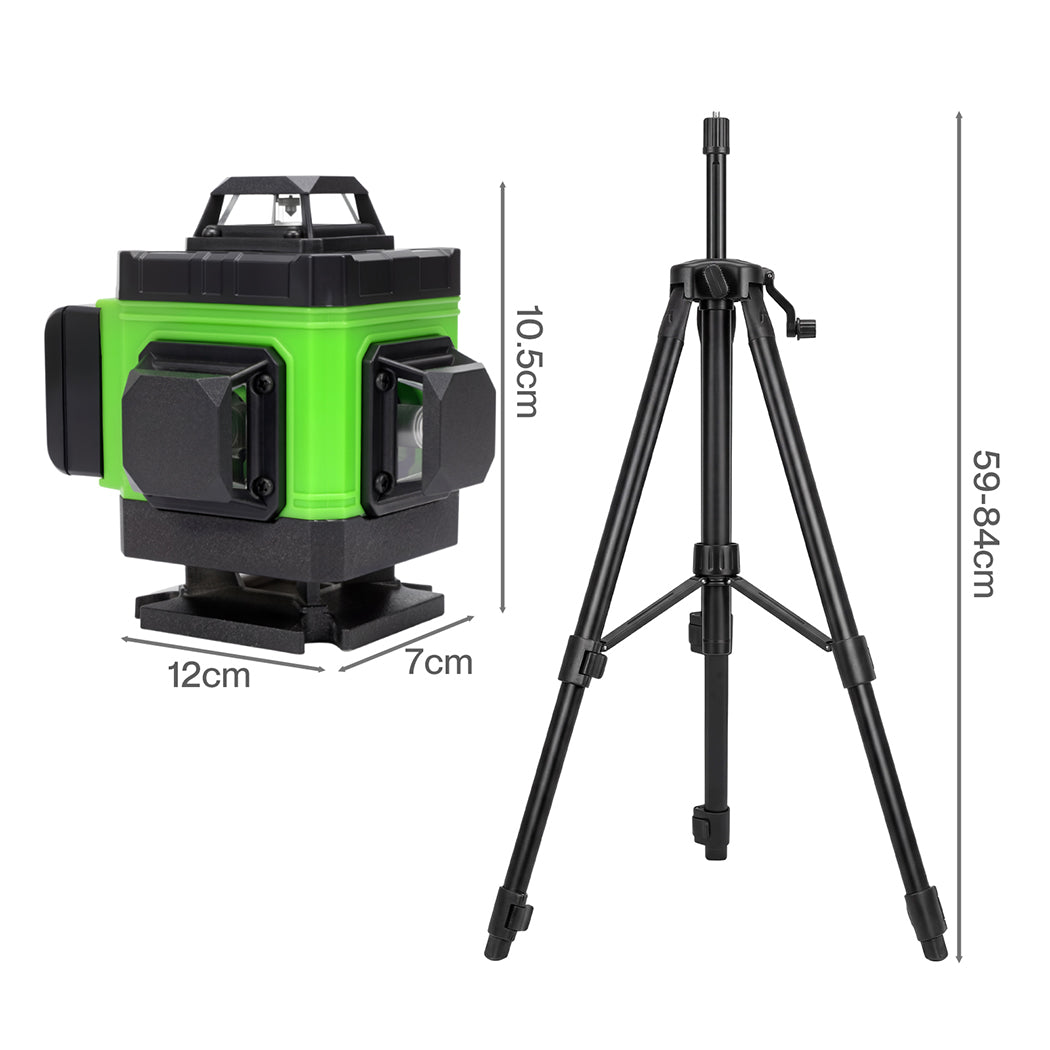 Traderight 16 Lines Green Laser Level Cross Measure Tool Tripod 360� Rotary-2065254300883488770