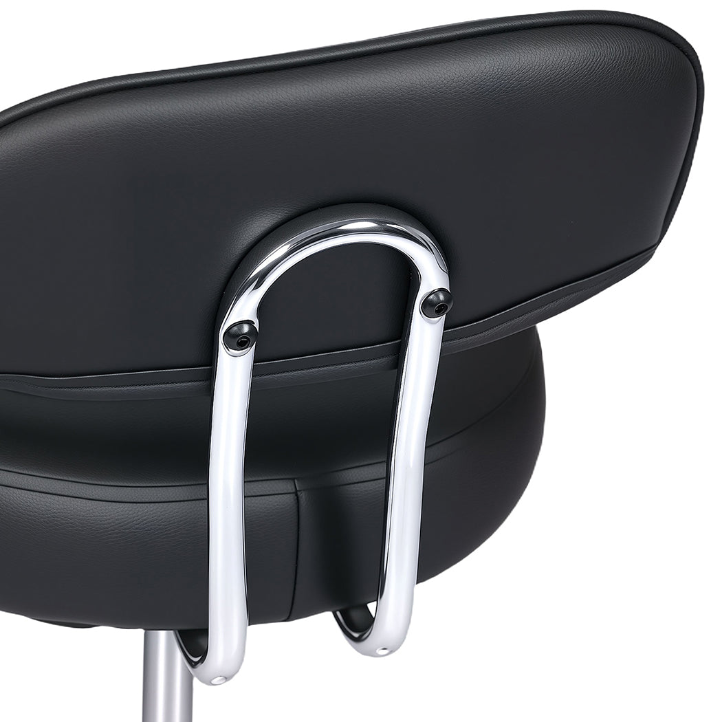 Levede Swivel Office Chair Low Back Round Rolling Stools Height Adjustable-2065254289642754051