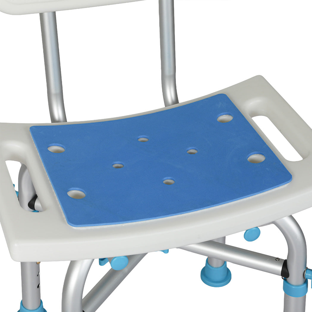Levede Shower Chair Adjustable Height Safety Seat Bench Bathroom Safety Assist-2065254297863589893