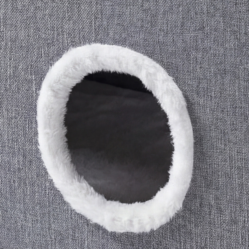 Pawz Foldable Cat House Cave Bed Hideaway Interactive Nest Scratching Board-2050056785997467653