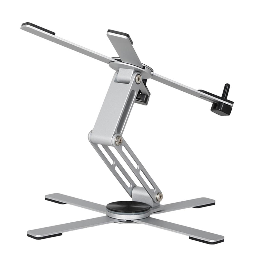 Levede Portable Laptop Stand 360 Rotating Bracket Foldable Aluminum Desk Riser-2065254308831694853
