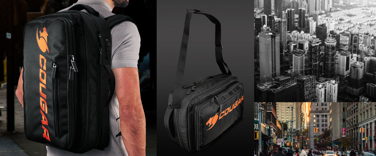 Cougar Fortress Gaming Backpack with Shockproof Laptop Protection