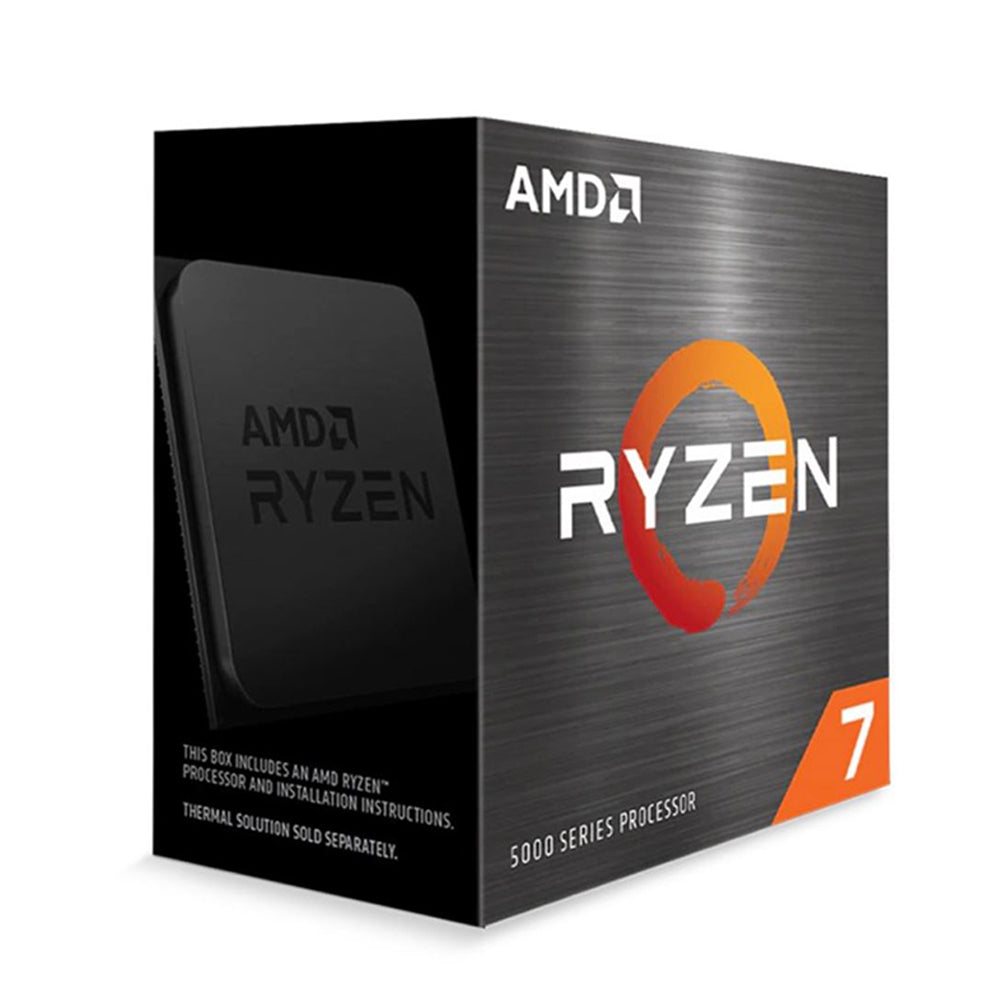 AMD Ryzen 7 5700X 8-Core 16-Thread AM4 Desktop Processor CPU, No Fan