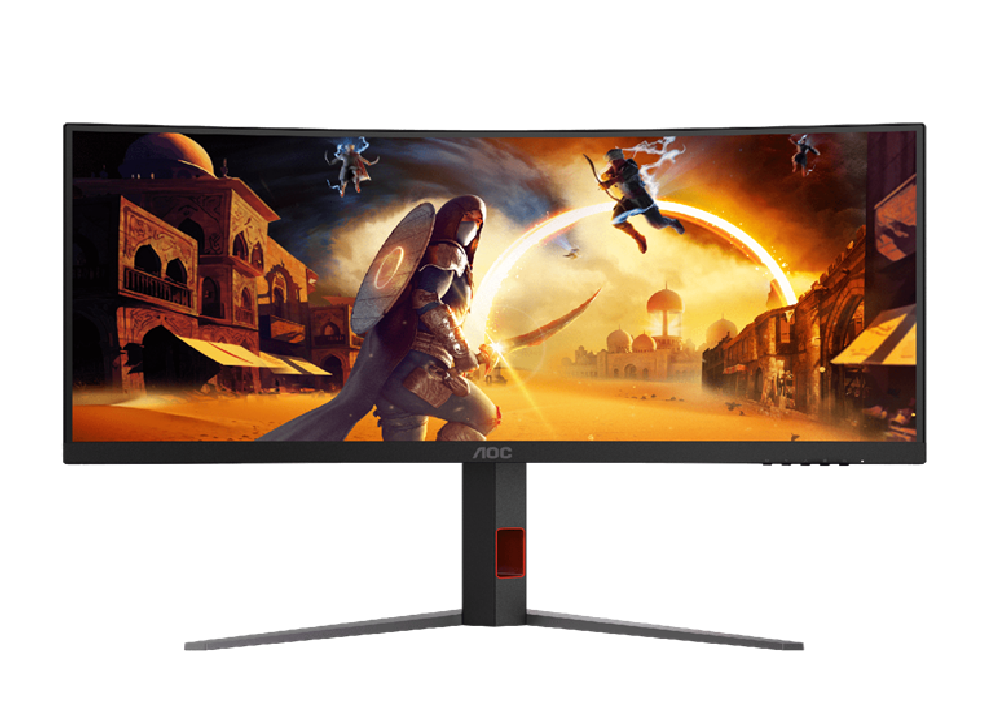 AOC 34-Inch Curved UWQHD Fast VA Gaming Monitor, 180Hz, HDR10, FreeSync Premium