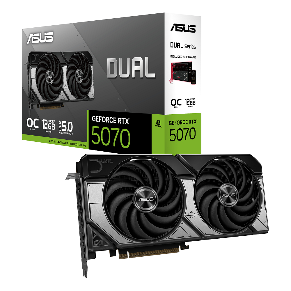 Asus DUAL-RTX5070-O12G RTX5070 12GB OC Video card